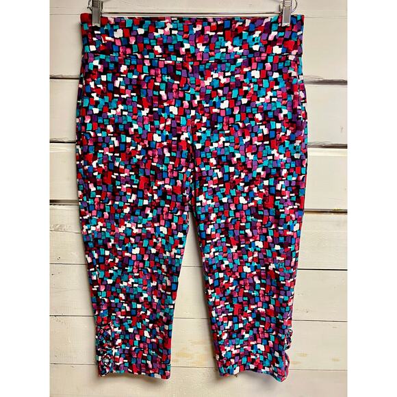 Attyre New York Patterned Capri Pants Size 12. - Picture 1 of 4